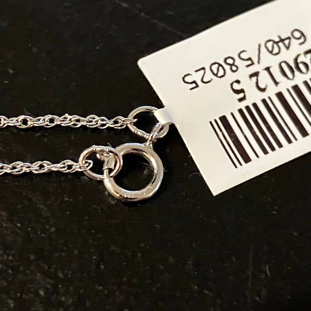 Sterling Silver Chain Necklace 17"